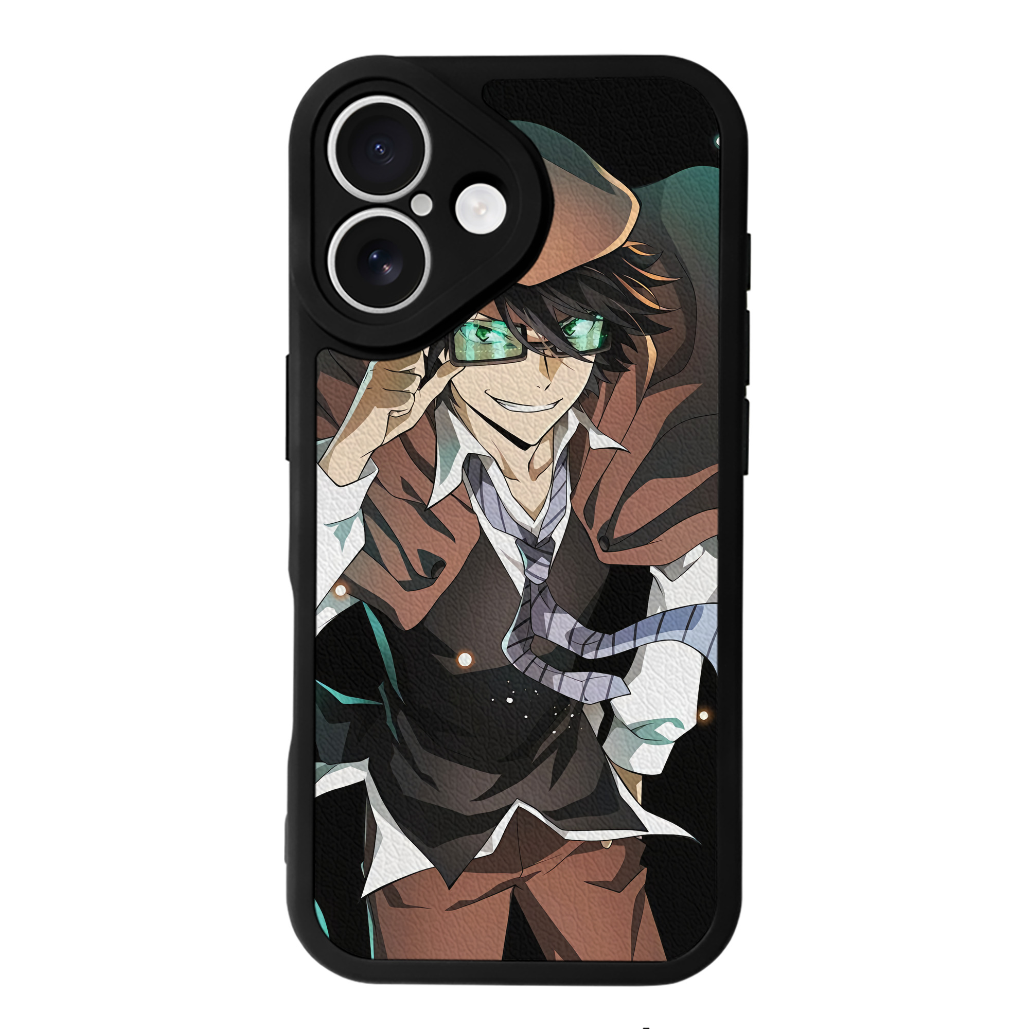 （画像用） 文豪ストレイドッグス Bungo Stray Dogs 【iPhone 16シリーズ対応】シリコンスマホケース（レザー調） 材質：シリコン